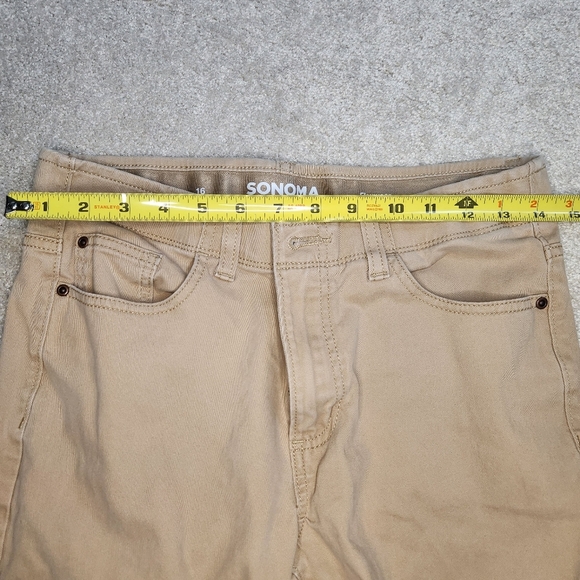 Sonoma Tan Jeans, Boys Size 16 - Picture 5 of 6